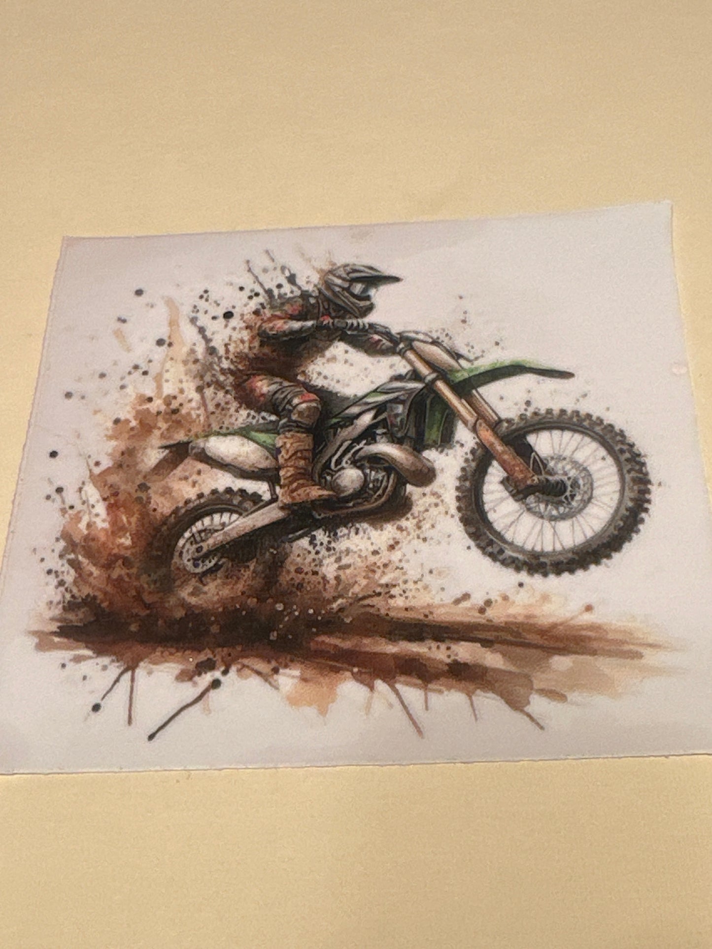 Dirt bike green
