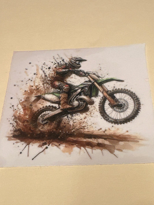 Dirt bike green