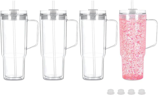 40 oz snow globe tumbler