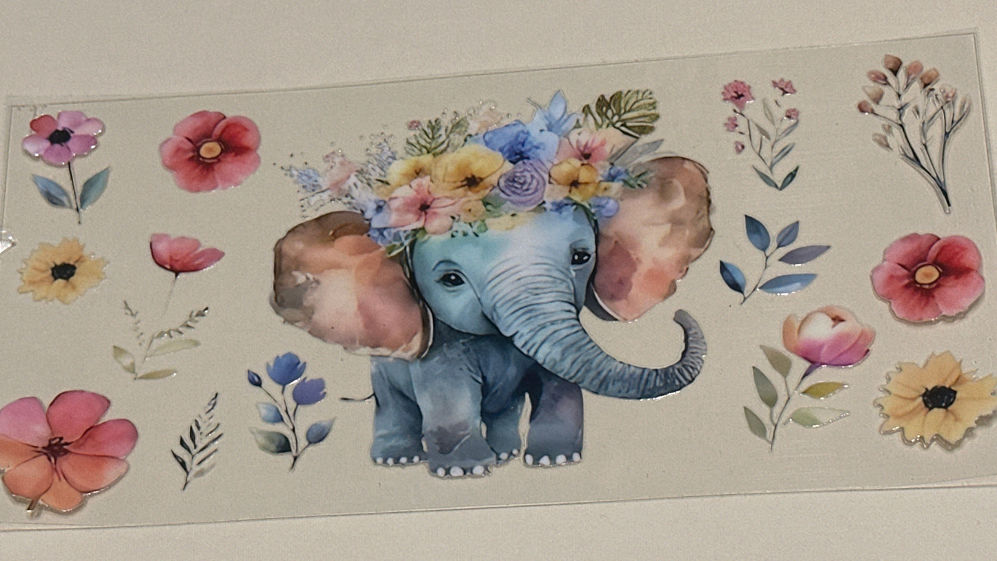 Elephant, flowers 3