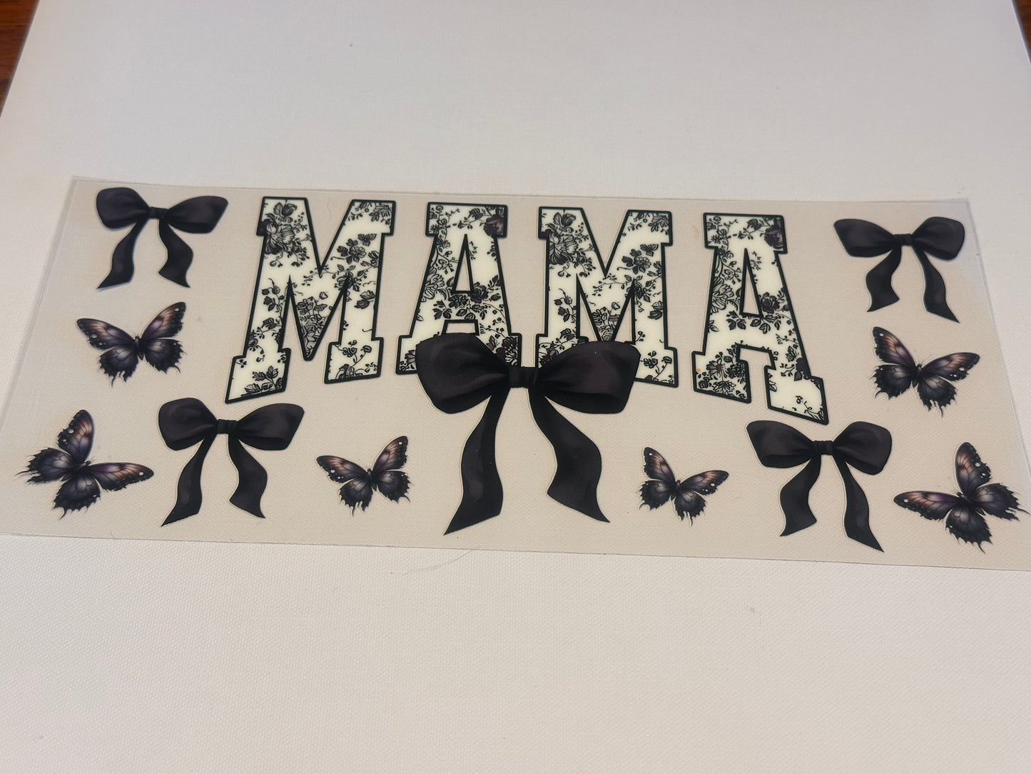 Mama black white