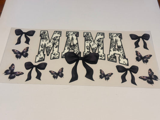 Mama black white