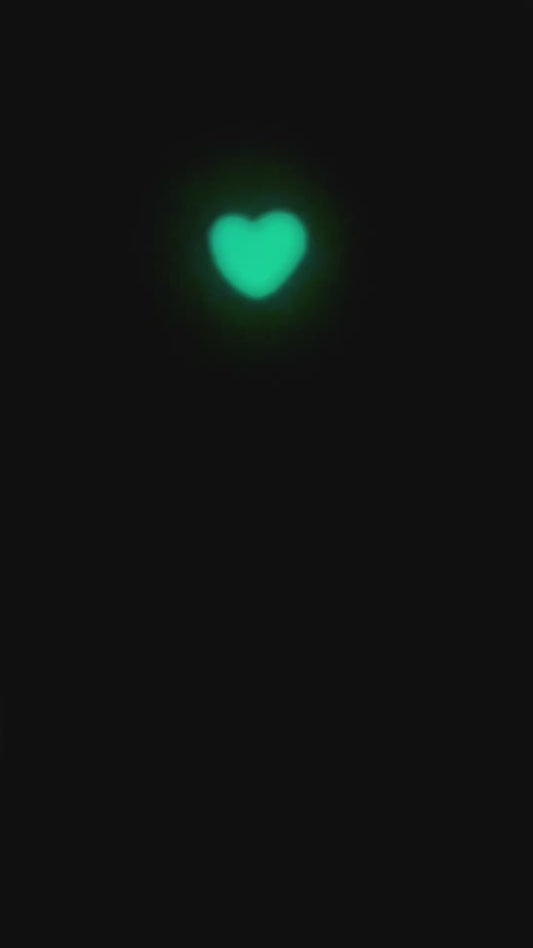 16 oz Valentines cup glow in the dark decals